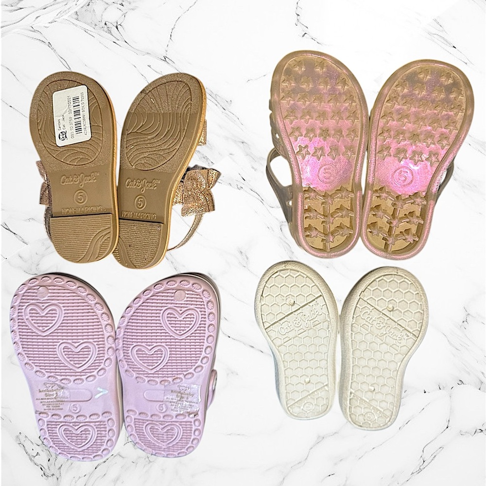 Baby Girl Shoes Bundle Size 5t - Picture 2 of 6